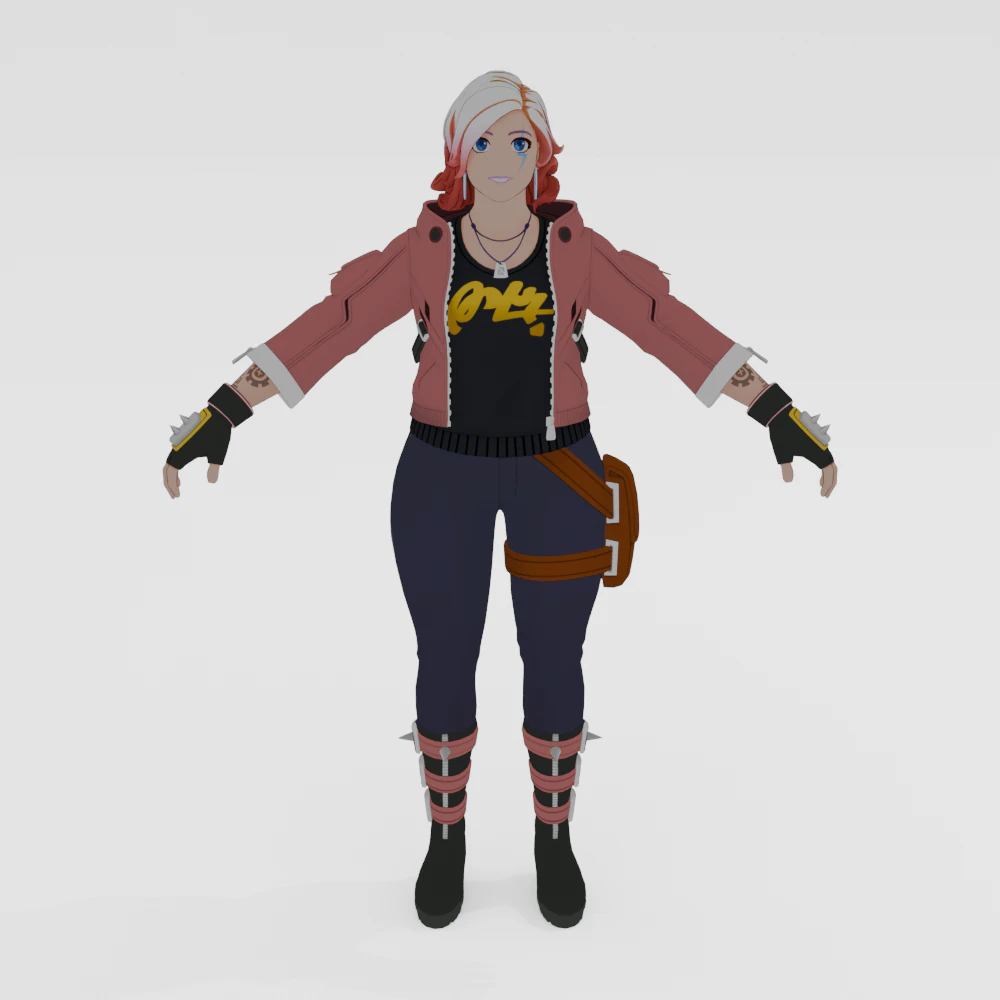 Ready Penny - Fortnite 3D Model .c4d .max .obj .3ds .fbx .stl .blend