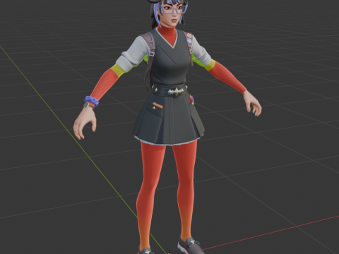 Agent Blanc - Fortnite 3D Model