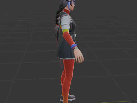 एजेंट ब्लैंक - फ़ोर्टनाइट 3D मॉडल