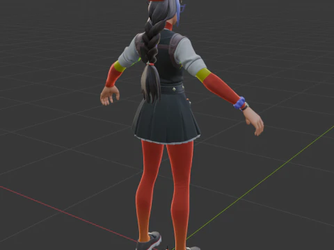 एजेंट ब्लैंक - फ़ोर्टनाइट 3D मॉडल