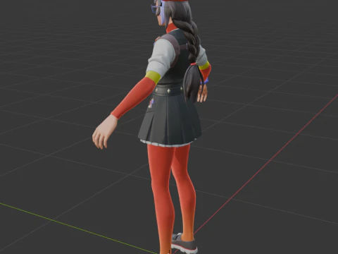 एजेंट ब्लैंक - फ़ोर्टनाइट 3D मॉडल