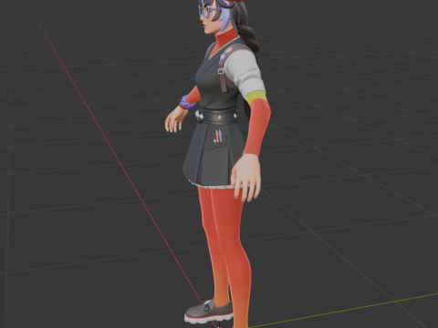 Agent Blanc - Fortnite 3D Model