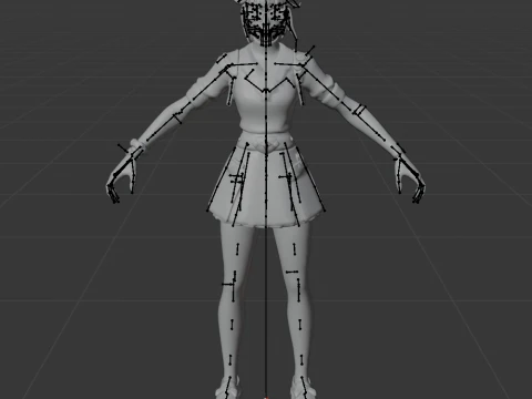 एजेंट ब्लैंक - फ़ोर्टनाइट 3D मॉडल