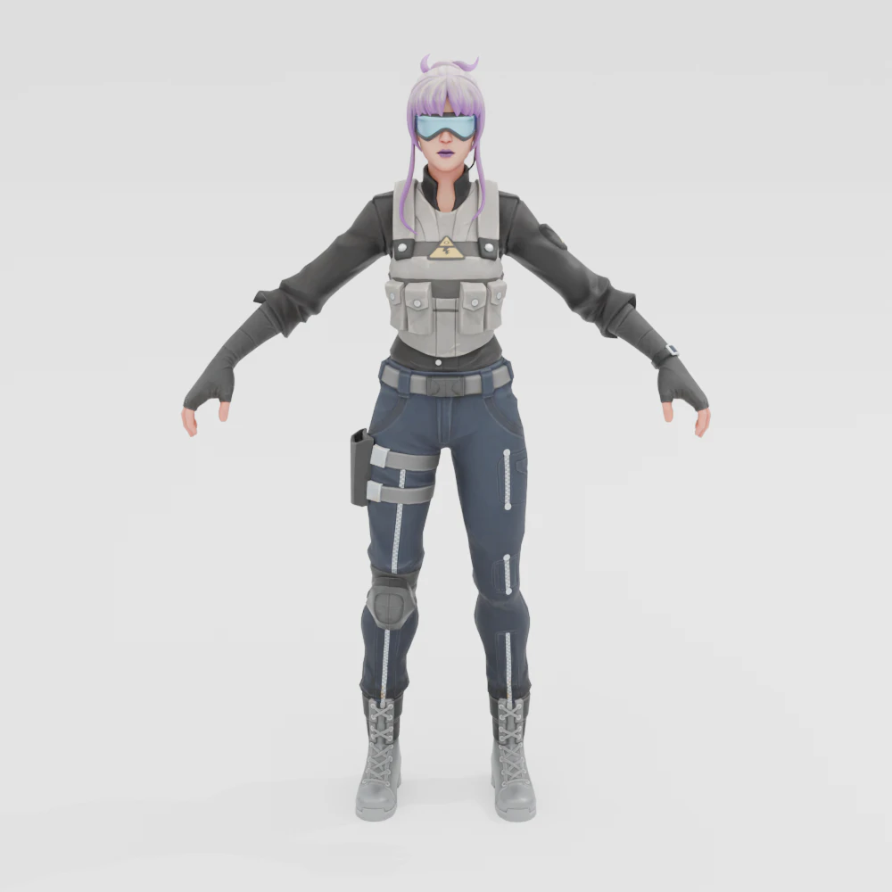 Bracer - Fortnite 3D Model .c4d .max .obj .3ds .fbx .stl .blend 
