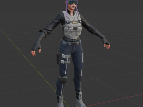 Bracer - Fortnite 3D Model