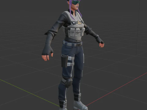 Bracer - Fortnite 3D Model
