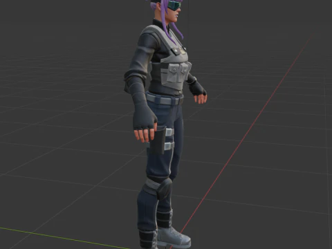 Bracer - Fortnite 3D Model