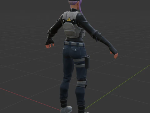 Bracer - Fortnite 3D Model
