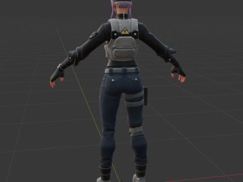 Bracer - Fortnite 3Dモデル
