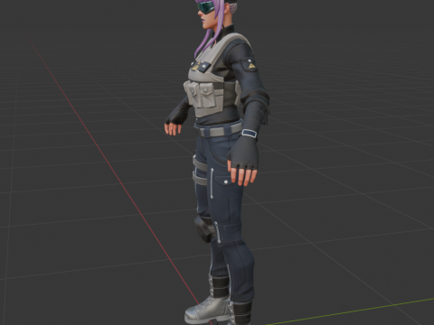 Bracer - Fortnite 3Dモデル