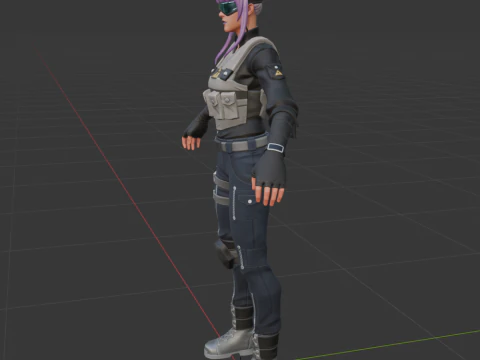 Bracer - Fortnite 3D Model