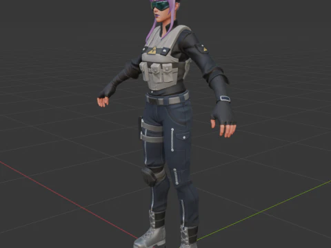 Bracer - Fortnite 3D Model