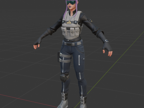 Bracer - Fortnite 3Dモデル