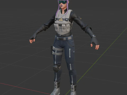 Bracer - Fortnite 3D Model