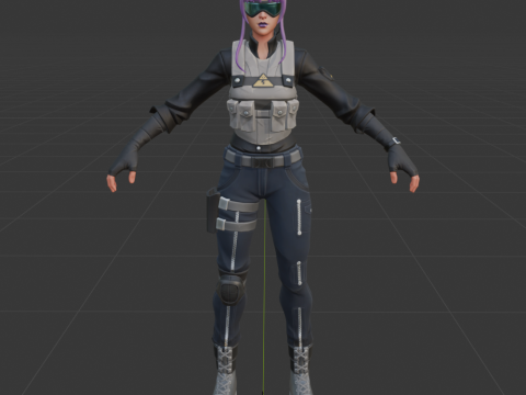 Bracer - Fortnite 3Dモデル