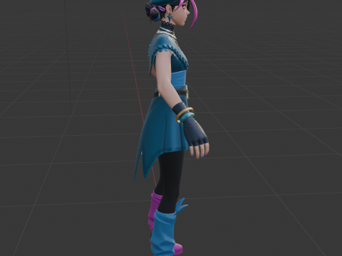 Huntress Helsie - Fortnite 3D Model