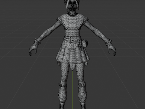Huntress Helsie - Fortnite 3D Model