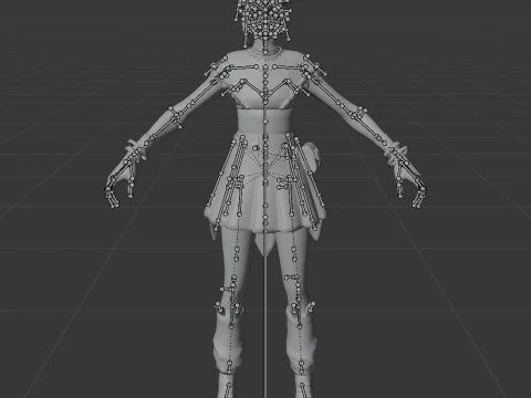 Huntress Helsie - Fortnite 3D Model