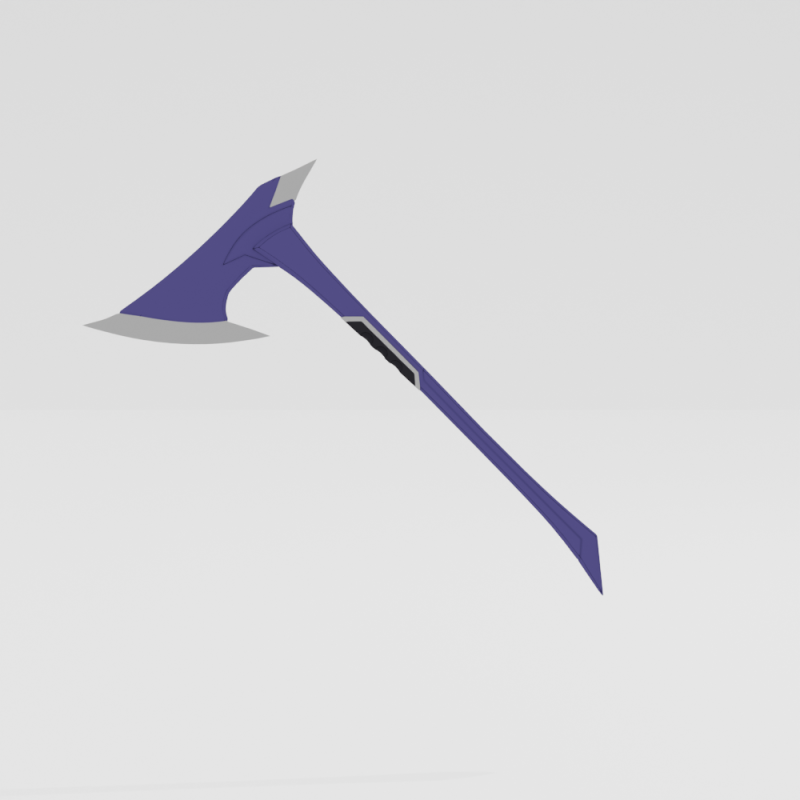 Gohan Beast Axe - Fortnite 3D Модель .c4d .max .obj .3ds .fbx .stl .blend