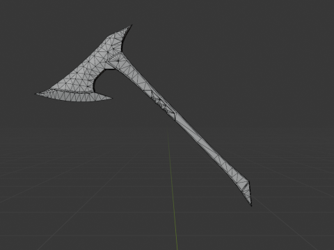 Gohan Beast Axe - Fortnite Model 3D