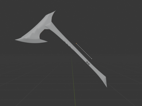 Gohan Beast Axe - Fortnite Model 3D