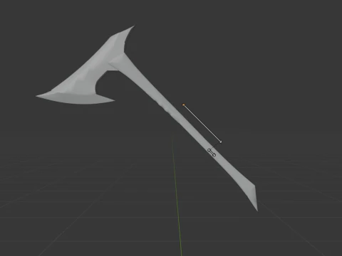 Gohan Beast Axe - Fortnite 3D Model