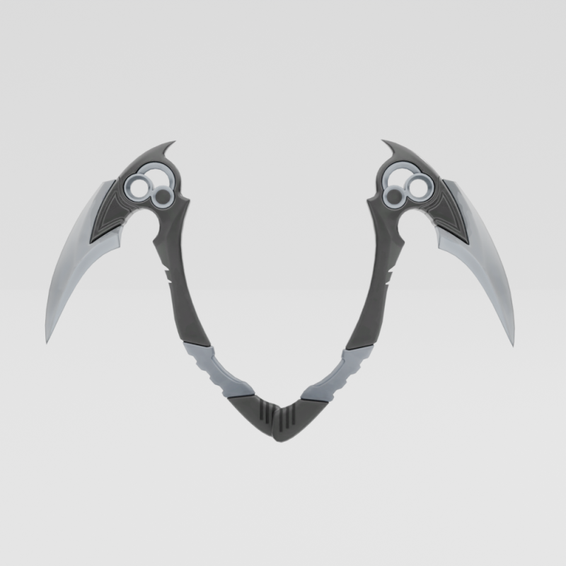 Inversion Blades - Fortnite 3D Model .c4d .max .obj .3ds .fbx .stl .blend