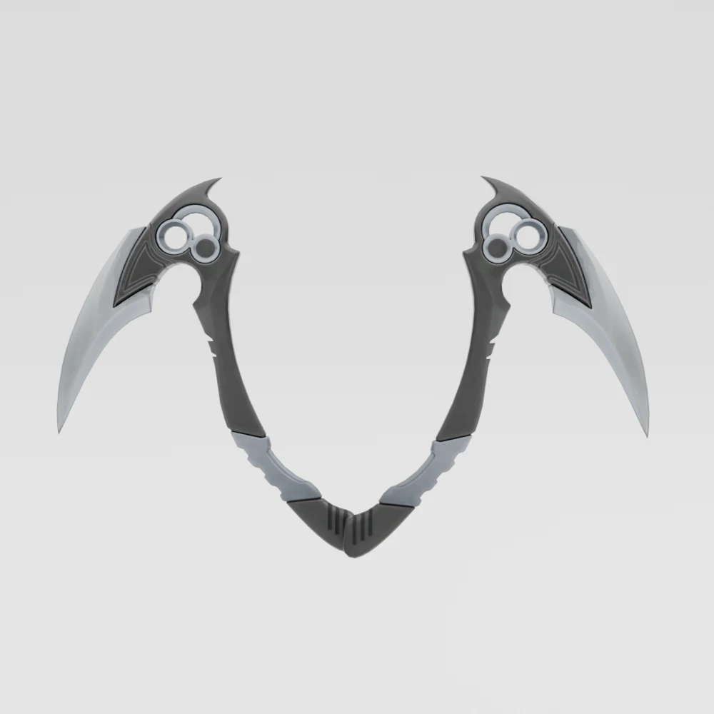 Inversion Blades - Fortnite 3D Model .c4d .max .obj .3ds .fbx .stl .blend 