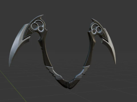 Inversion Blades - Fortnite 3D Model