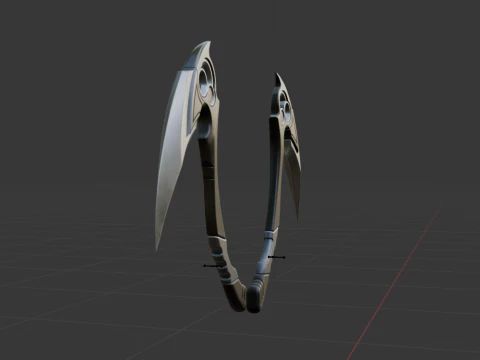 Inversion Blades - Fortnite 3D Model