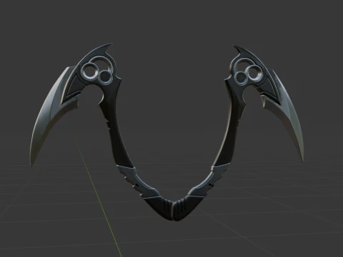 Inversion Blades - Fortnite 3D Model
