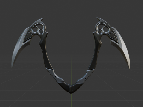 Inversion Blades - Fortnite 3D Model