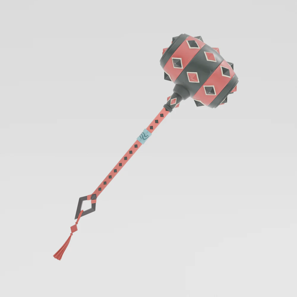 Harlequin tsuchi - Fortnite 3D Model .c4d .max .obj .3ds .fbx .stl .blend 