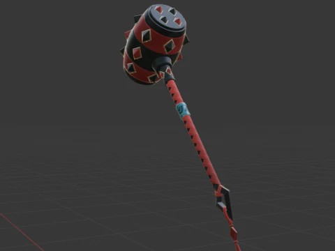 Harlequin tsuchi - Fortnite 3D Model