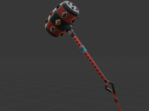 Harlequin tsuchi - Fortnite Modèle 3D