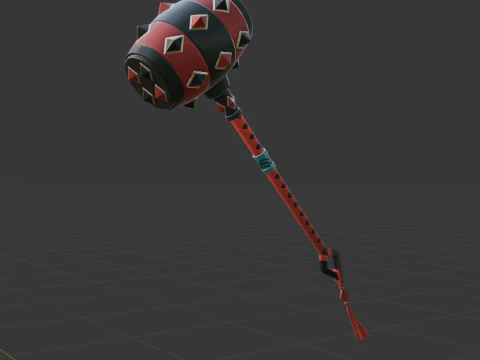 Harlequin tsuchi - Fortnite 3D Model
