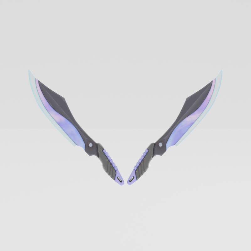 Nyte Knives - Fortnite Modelo 3D .c4d .max .obj .3ds .fbx .stl .blend