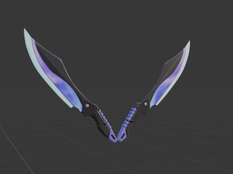 Nyte Knives - Fortnite Modelo 3D
