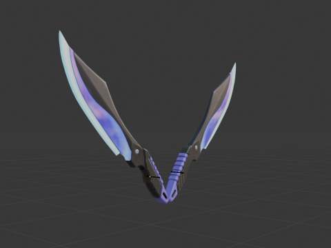 Nyte Knives - Fortnite Modelo 3D