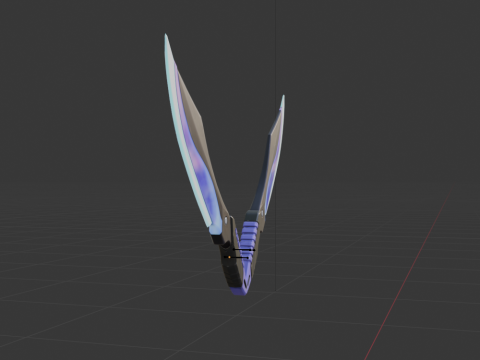 Nyte Knives - Fortnite Modelo 3D