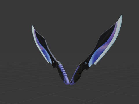 Nyte Knives - Fortnite Modelo 3D