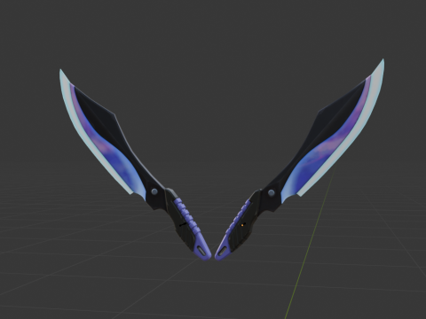 Nyte Knives - Fortnite Modelo 3D