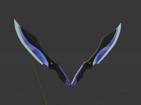 Nyte Knives - Fortnite Modelo 3D