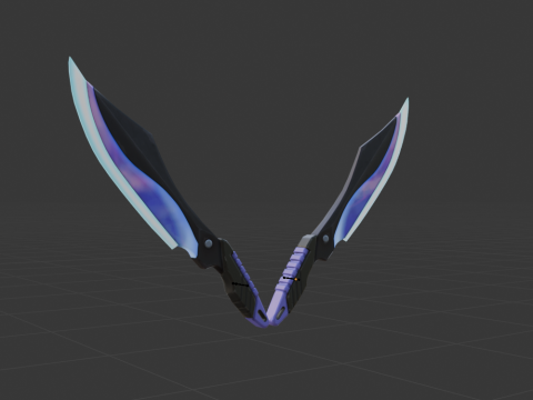 Nyte Knives - Fortnite Modelo 3D