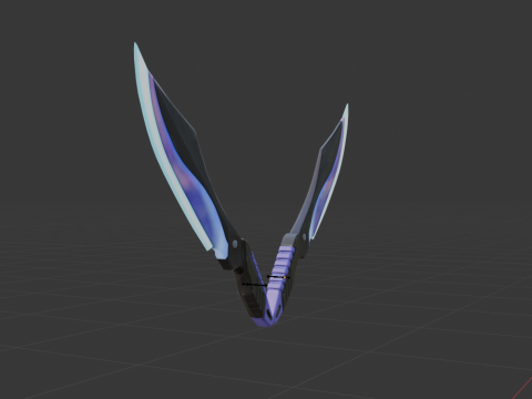 Nyte Knives - Fortnite Modelo 3D