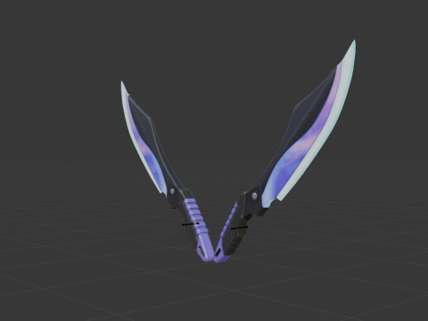 Nyte Knives - Fortnite Modelo 3D