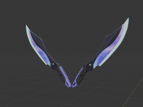 Nyte Knives - Fortnite Modelo 3D