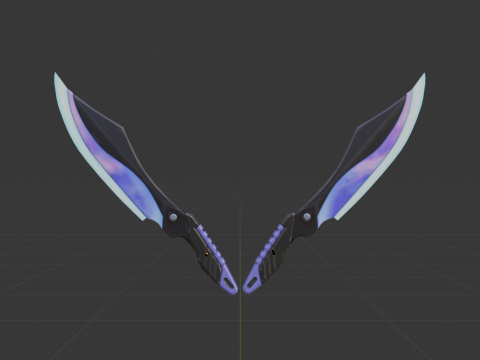 Nyte Knives - Fortnite Modelo 3D