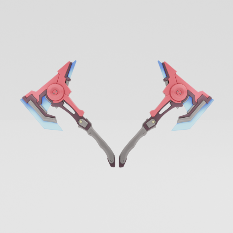 Harmonic Axes - Fortnite 3D Модель .c4d .max .obj .3ds .fbx .stl .blend