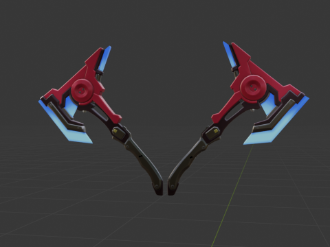 Harmonic Axes - Fortnite 3D Модель